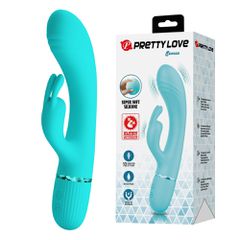 Pretty Love Scocco Rabbit Vibrator Green-thumb-1