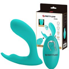 Pretty Love Idabelle Vibration Pulsation Remote Control Green-thumb-2