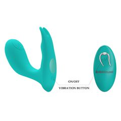 Pretty Love Idabelle Vibration Pulsation Remote Control Green-thumb-5