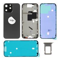 For iPhone/iPad (AP16PM0024BP) Rear Cover (Pulled) - Black, For iPhone 16 Pro Max
