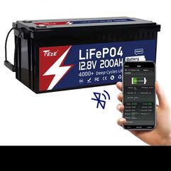 Μπαταρία Λιθίου 12V 200AH με Bluetooth