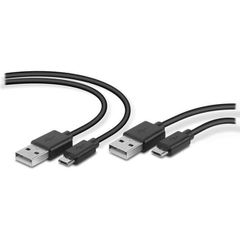 Speedlink - SpeedLink STREAM Play & Charge USB Cable Set - for PS4, black / PlayStation 4