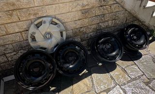 Seat Ibiza 2012 ζάντες σίδερο και τασια γνήσια.