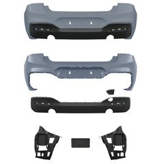 Πισινός Προφυλακτήρας Για Bmw 1 F20 LCI / F21 LCI 15-19 Facelift M-Tech Look Με PDC