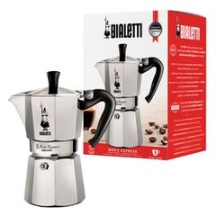 Bialetti Moka Express Moka pot 0.55 L Black, Silver