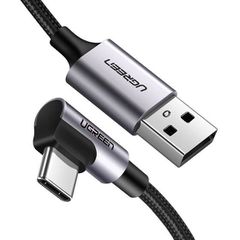 Ugreen 50940 USB cable USB 2.0 1 m USB A USB C Black, Silver
