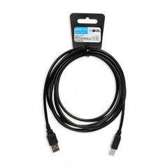 iBox IKU2D USB cable 3 m USB 2.0 USB A USB B Black-thumb-1