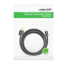 Ugreen USB cable - mini USB 480 Mbps 3 m US132 (black)-thumb-4