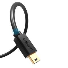 Ugreen USB cable - mini USB 480 Mbps 3 m US132 (black)-thumb-1