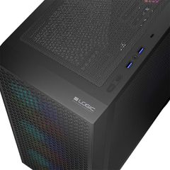Logic DART PRO ARGB MIDI USB-C PC Case Black-thumb-3