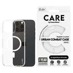 CARE by PanzerGlass Flagship Case iPhone 16 Pro Max 6.9" white/white MagSafe 1340