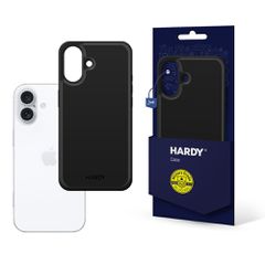 3mk Hardy Apple Silky Leather MagCase for Apple iPhone 16 Plus - Black