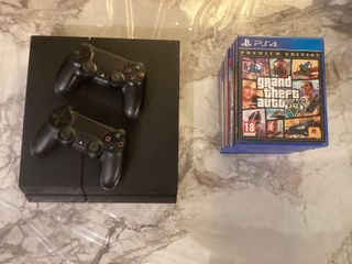 PLAYSTATION 4 + 11 ΠΑΙΝΧΙΔΙΑ ΚΑΙ 2 ΧΕΙΡΗΣΤΙΡΙΑ