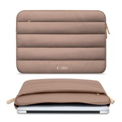 Tech-Protett Fluffy Laptop Bag 15-16 - Brown-thumb-2