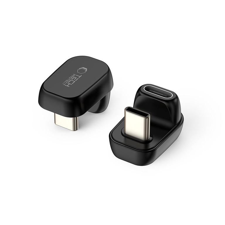 Tech-Protect Ultraboost AA04 USB-C Angled Adapter - Black