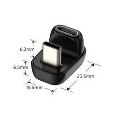 Tech-Protect Ultraboost AA04 USB-C Angled Adapter - Black-thumb-1