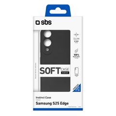 SBS Instinct Case for Samsung Galaxy S25 Edge - Black-thumb-1