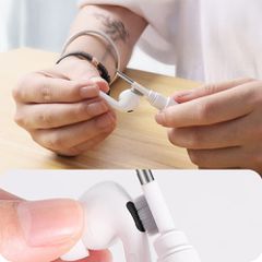 Tech-Protect CS02 3-in-1 Headphone Cleaning Kit - White-thumb-4