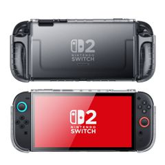 Supcase Crystal Case for Nintendo Switch 2 - Transparent Black-thumb-1