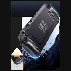 Supcase Crystal Case for Nintendo Switch 2 - Transparent Black-thumb-3
