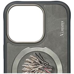 Nimmy Dragon MagSafe Case for iPhone 16 Pro Max - Gray-thumb-3