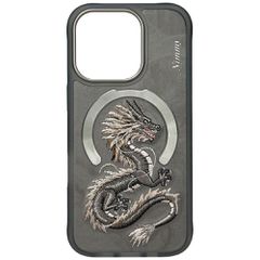 Nimmy Dragon MagSafe Case for iPhone 16 Pro Max - Gray-thumb-2
