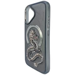 Nimmy Dragon MagSafe iPhone 16 Case - Gray-thumb-3