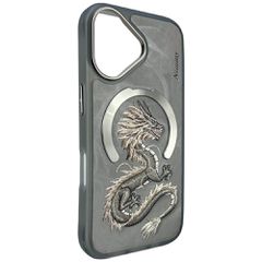 Nimmy Dragon MagSafe iPhone 16 Case - Gray-thumb-4