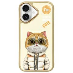 Nimmy Cool 2.0 Cat Case for iPhone 16 - Green