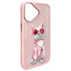 Nimmy Glasses Cool Cat iPhone 16 Case - Pink-thumb-3