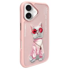 Nimmy Glasses Cool Cat iPhone 16 Case - Pink-thumb-1