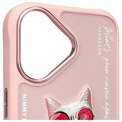 Nimmy Glasses Cool Cat iPhone 16 Case - Pink-thumb-4