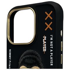 Nimmy Cool 2.0 Monkey Case for iPhone 16 Pro - Black-thumb-2