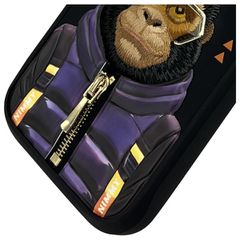 Nimmy Cool 2.0 Monkey Case for iPhone 16 Pro - Black-thumb-3