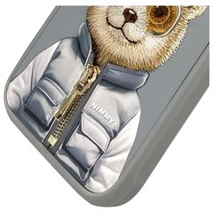 Nimmy Cool 2.0 Bear Case for iPhone 16 Pro - Gray-thumb-3