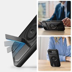 Tech-Protect Kevlar Magsafe Case for iPhone 16e - Black-thumb-2