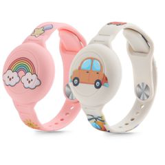 Tech-Protect Smooth 2-pack Case for Apple AirTag 1/2 for Kids - Multicolor