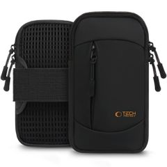Tech-Protect M6 Universal Sport Armband - Black and Orange