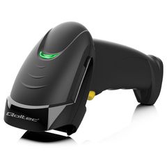 Qoltec 50853 Laser barcode scanner 1D | 2D | Black-thumb-3
