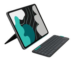 Logitech - Flip Folio for iPad Pro & Air 13'' - Graphite - Nordic / Electronics