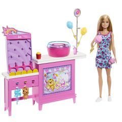 Barbie - Mysteries Cotton Candy & Games Playset (JFV67) / Toys