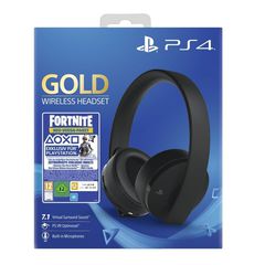 PS4 Sony Gold Wireless Headset 7.1 + Fortnite Bundle (Code is Expired) / Electronics-thumb-1