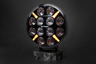 Led προβολέας Skyled 218mm 10-30v 120w με λευκό και πορτοκαλί