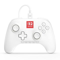 PowerA Advantage Wired Controller for Nintendo Switch 2 with Lumectra - White / Nintendo Switch 2