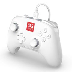 PowerA Advantage Wired Controller for Nintendo Switch 2 with Lumectra - White / Nintendo Switch 2-thumb-1
