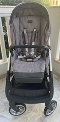 Καρότσι Inglesina Aptica Quattro Grey Ρυθμιζόμενο Καρότσι 3 σε 1 Kατάλληλο για Nεογέννητο 12.7kg