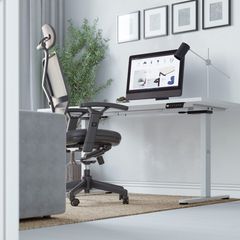 Xeno 4.5 White electric bed frame-thumb-3