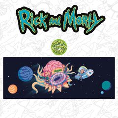 Rick & Morty Desk Pad & Coaster Set-thumb-3