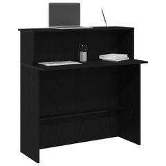 Γραφείο υποδοχής Μαύρο 100x50x103,5 cm Κατασκευασμένο ξύλο 859025