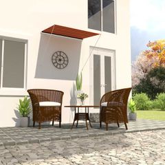 Τέντα Συρόμενη Πορτοκαλί / Καφέ 200 x 150 εκ. 145895